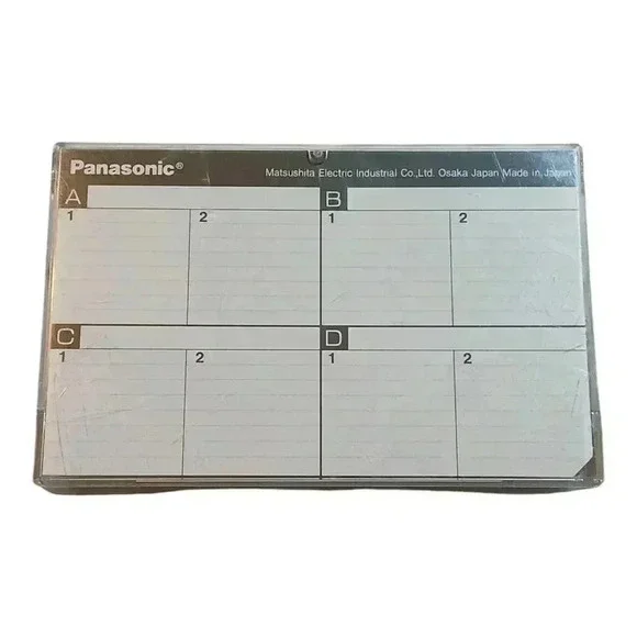 Panasonic & AT&T Micro Cassette Lot MC-60 MC-90 Used Minimal Wear with Case - Picture 2 of 4